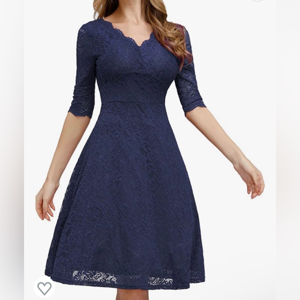 Cocktail Dress - Lace MIDI dress